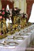 Zlatá tabule olympské hostiny na zámku Kynžvart: Unikátní zlacené bronzové stolní soupravy